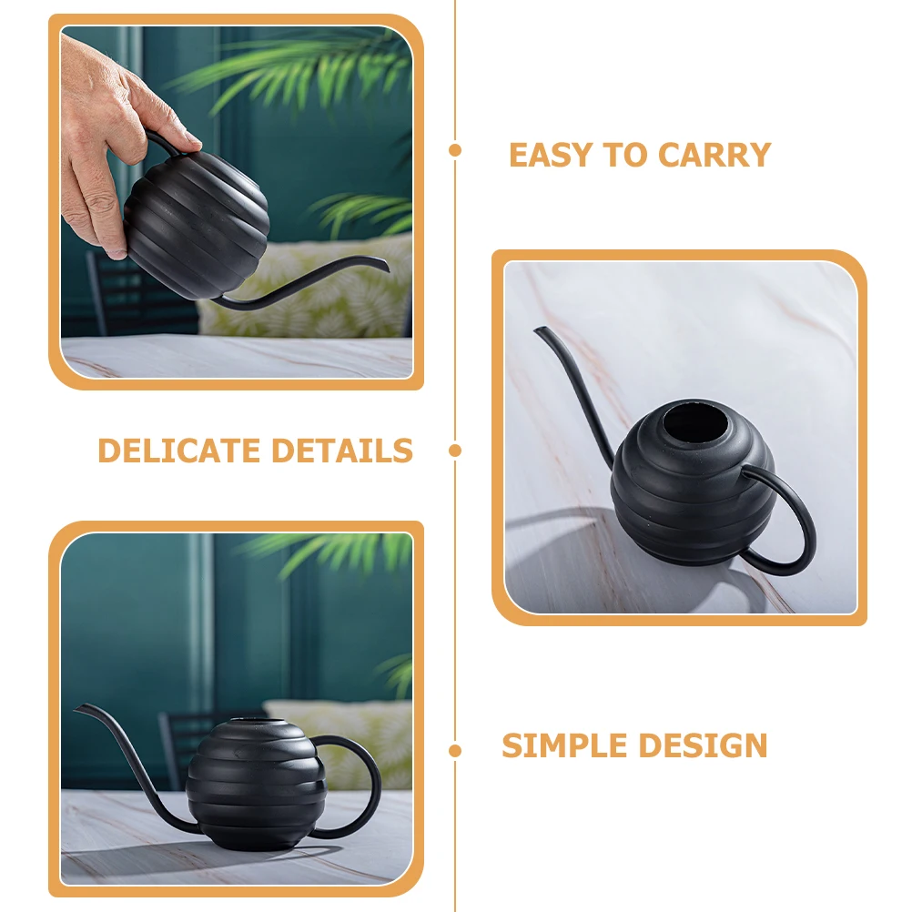 

400ml Stainless Steel Watering Can Practical Indoor Outdoor Water Pot With Long Spout Flowers Succulent Tools