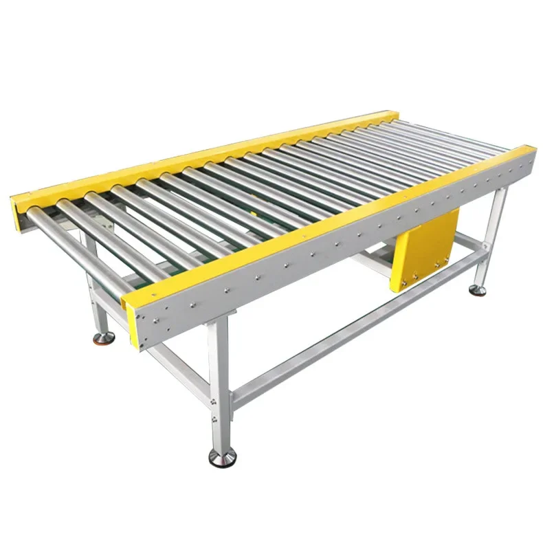 Roller Conveyor Galvanized Stainless Steel Glue Roller Conveyor Line Packaging Conveyor Line Unpowered Roller Line