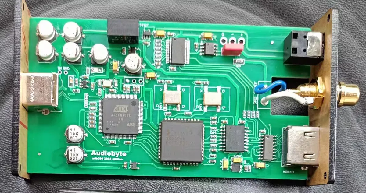 USB asynchronous digital interface AUDIOBYTE scheme is based on AMANERO scheme