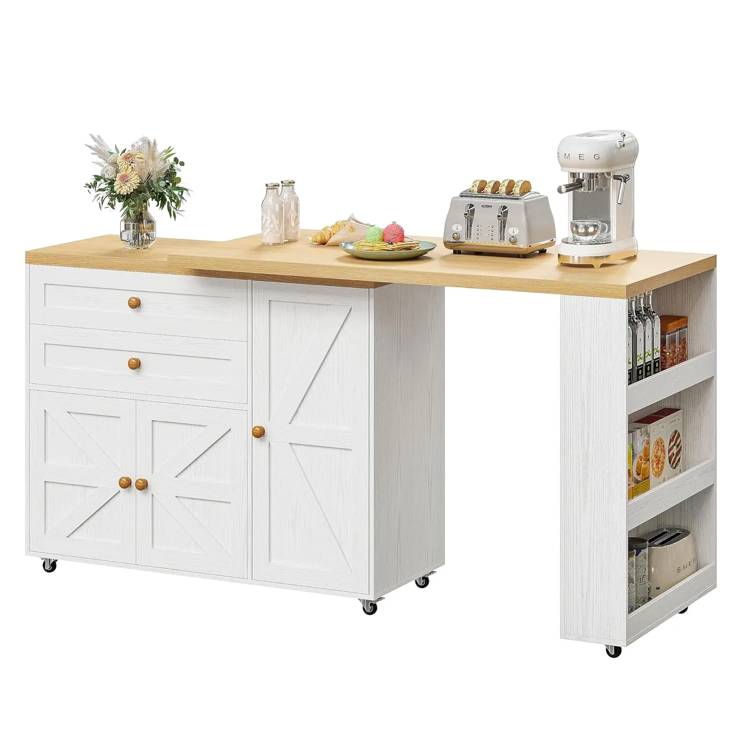 Kitchen Island Cart…