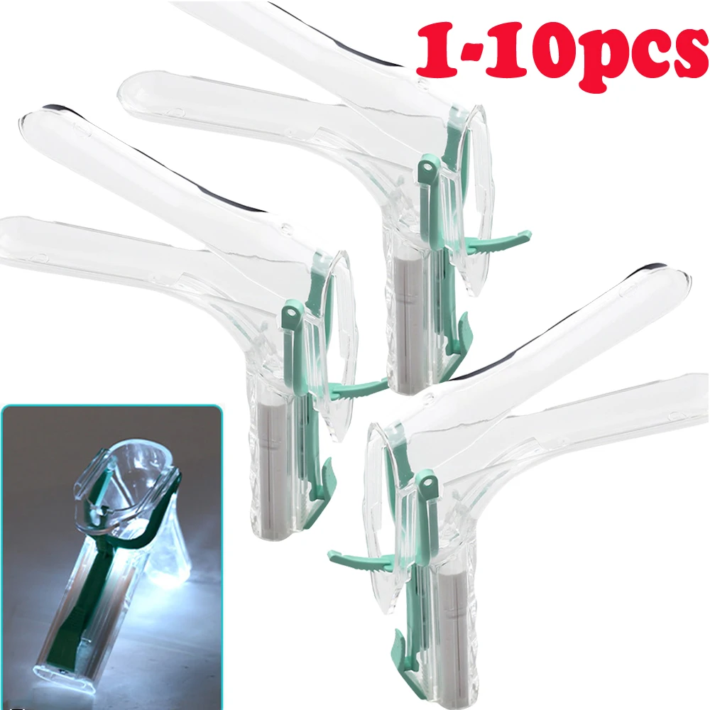 1/5/10pcs Vaginal Speculum LED Reusable Professional Surface Painless Adjustable Medical Speculum for Women Ladies Checking