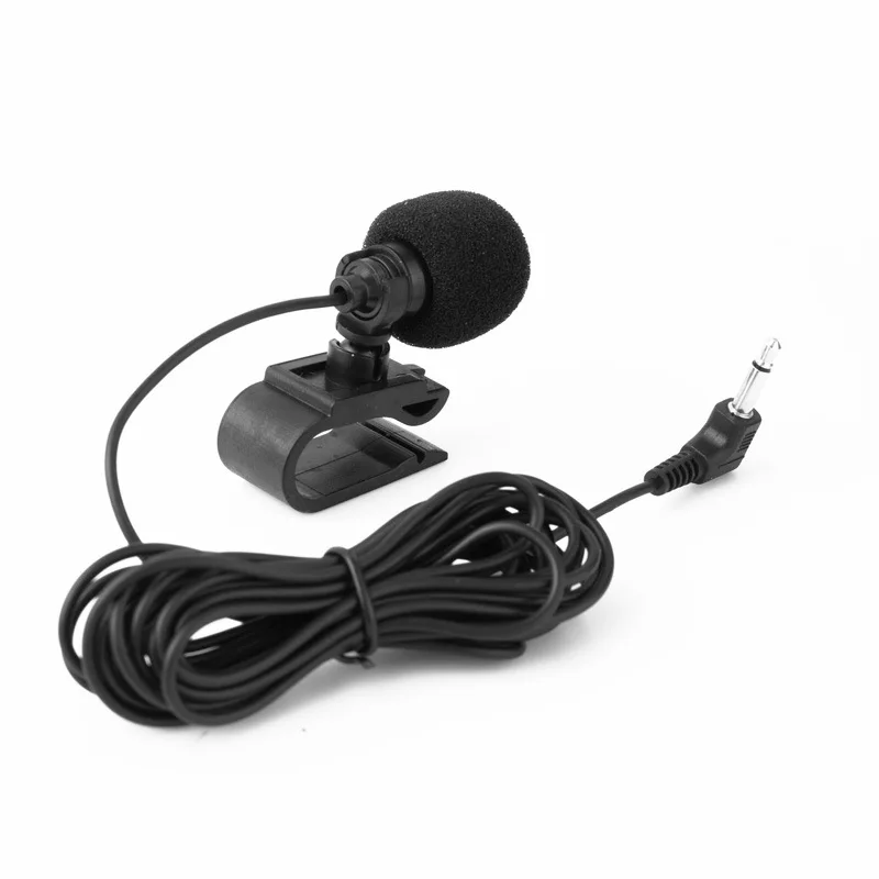 Car Microphone Micro Car Radio 3.5mm Jack Mic Stereo Mini Wired External Microphone For Auto Dvd Radio 3m Long Mini Microphone