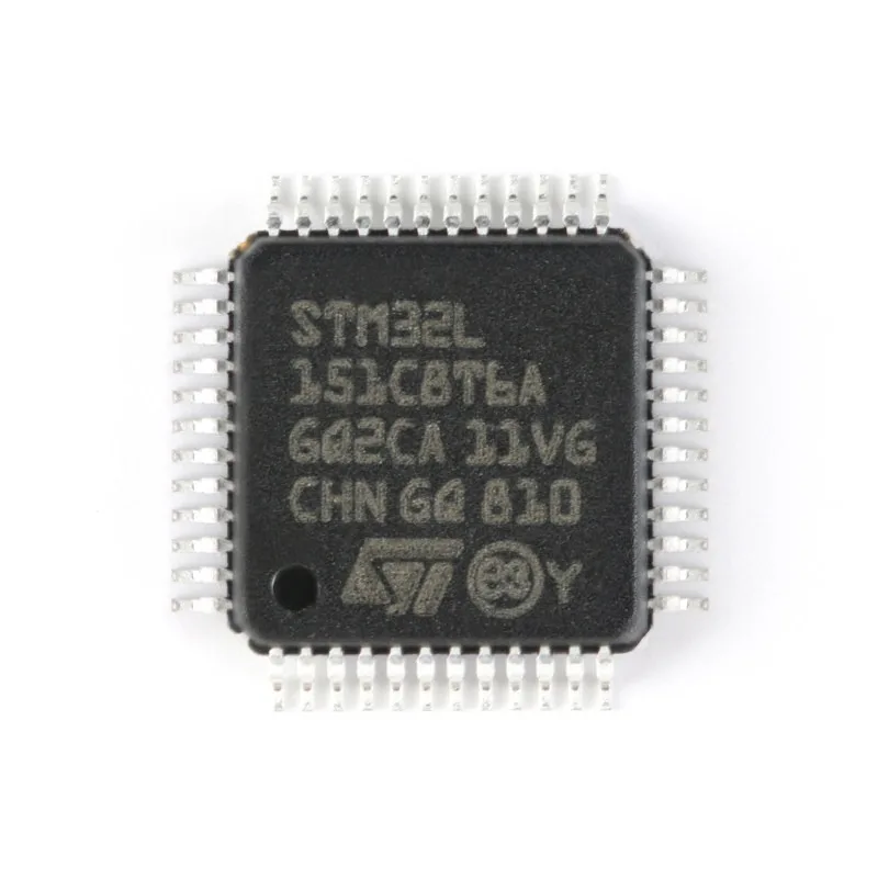 Genuine Original STM32L151C8T6A, LQFP‑48 Package, ARM Cortex‑M3 Core 32‑Bit Microcontroller MCU Chip