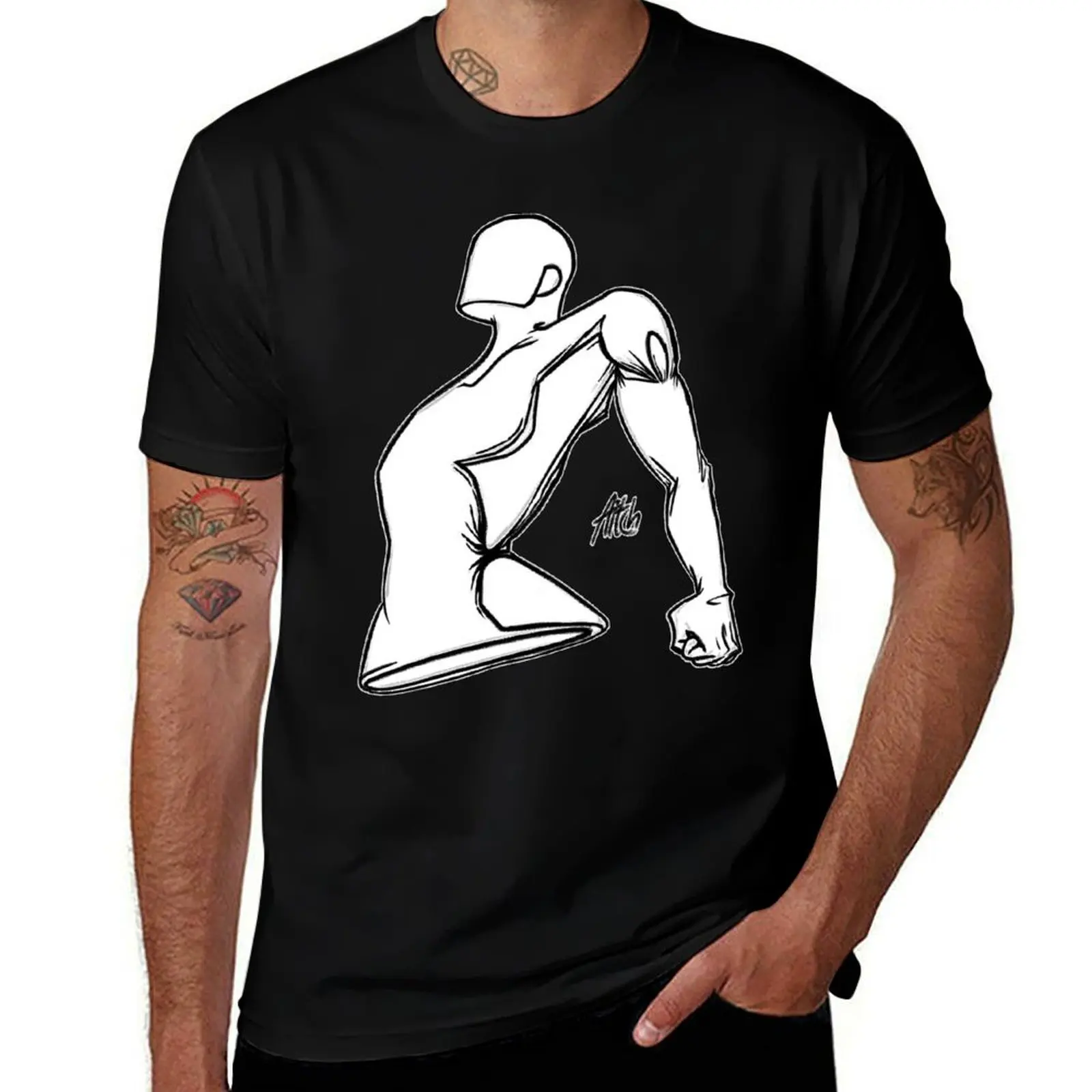 Nameless T-Shirt Work Casual Loose Fit T-Shirt