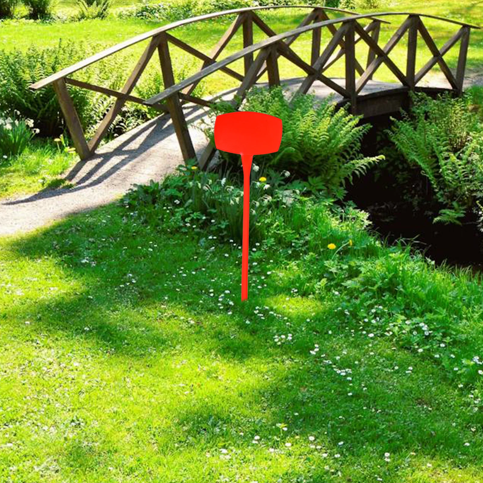 

10 Pcs Plant Labels for Outdoor Plants Garden Marker Markers Waterproof Red Signs