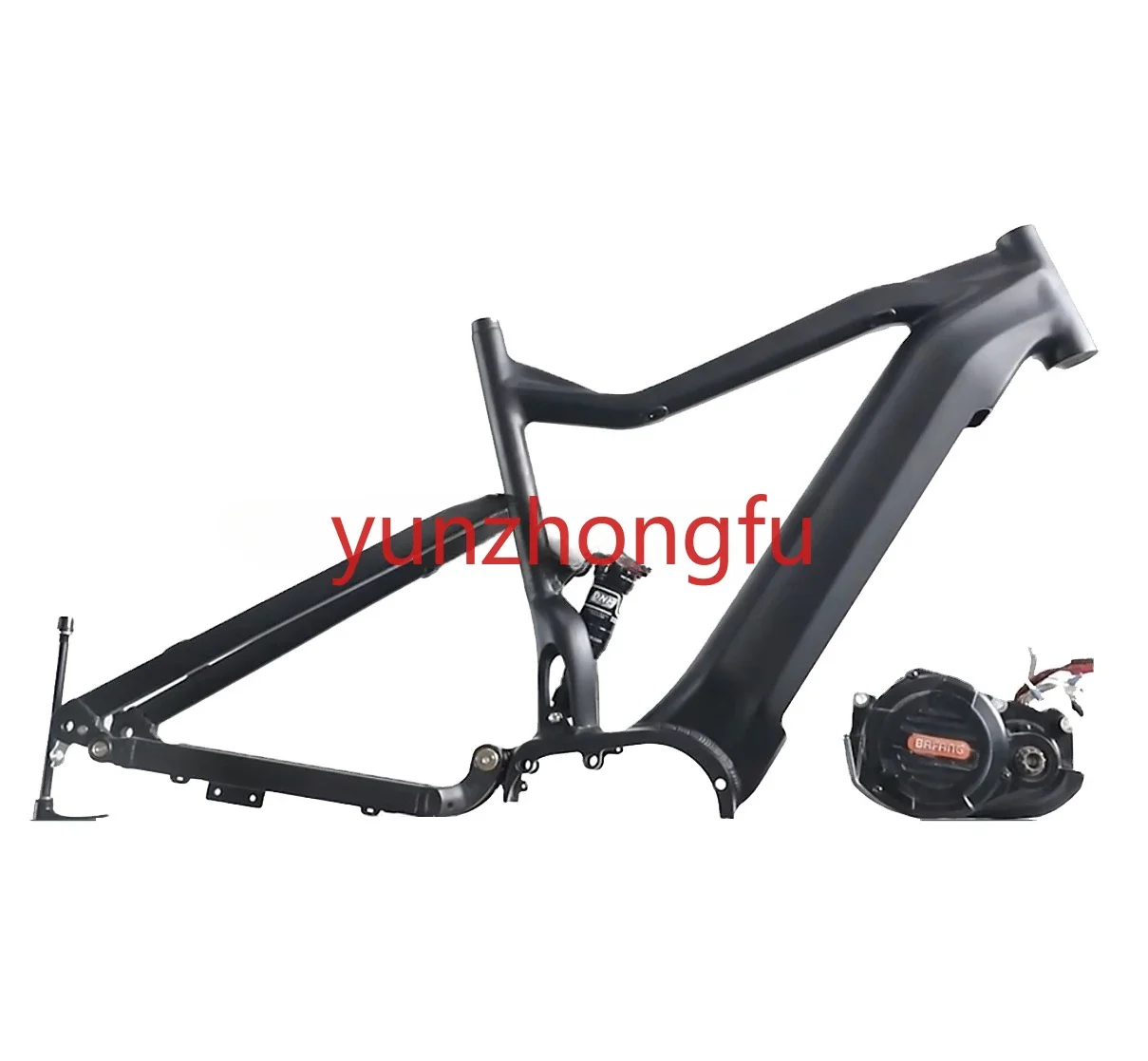 Aluminum Alloy Full Suspension Bafang M620 Electric Bike Frame