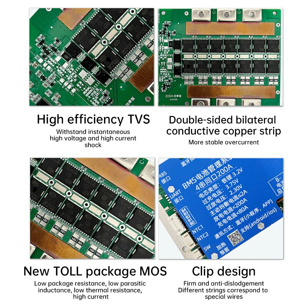 Рисунок 6 - 4S/8S 100A 200A Smart Bluetooth
