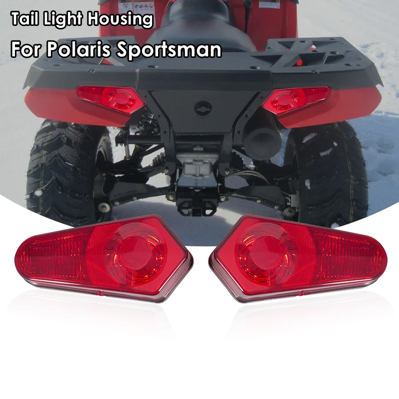 

Red Tail Lights Housing for Polaris Sportsman/RZR/ACE 2005-2022
