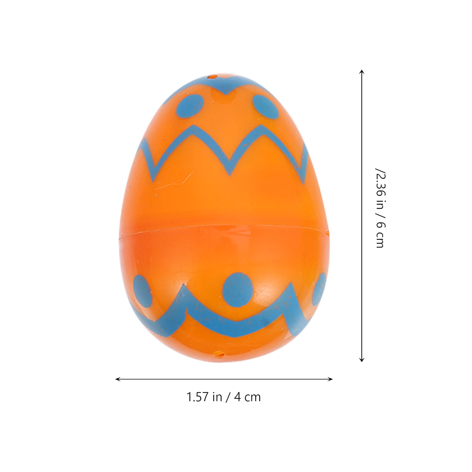 

12Pcs Bright Empty Easter Eggs Plastic Durable Fillable Festival Home Party Decoration Bright Plastic Easter Egg