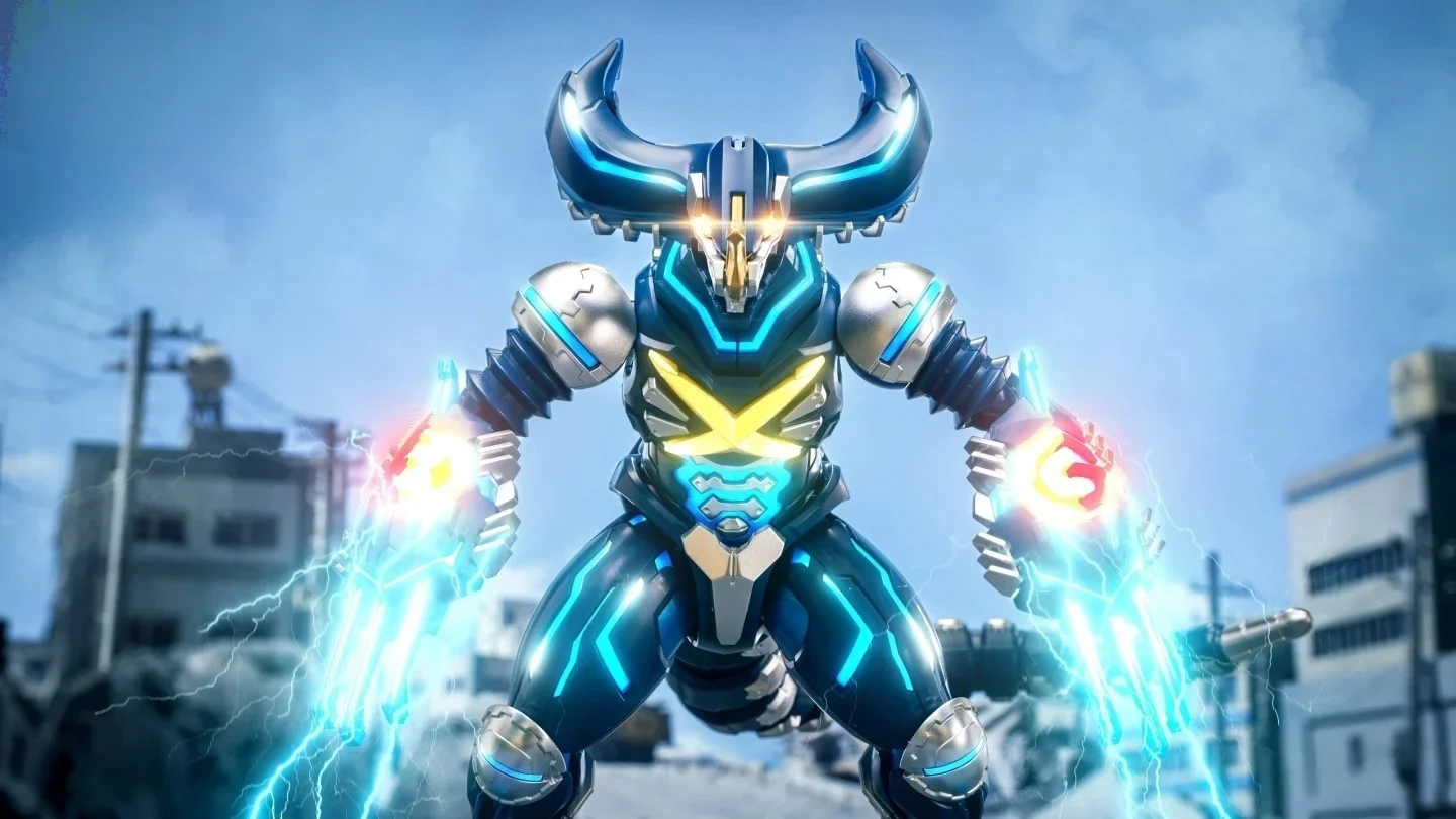 Keeppley 25 cm Cyber Gomora Robot Model Assembly Kit Collectible Building Toy voor kinderen Cadeau verzamelbeeldjes