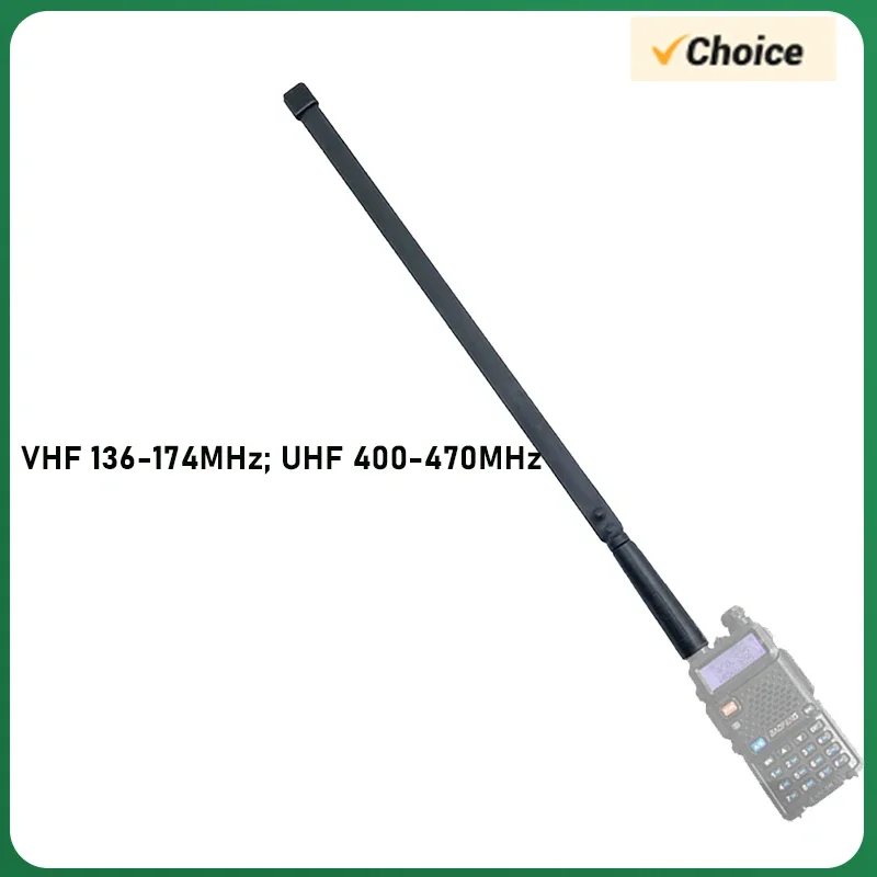 Walkie Talkie CS Tactical Antenna 48CM Coil Load DM-1701 UV-K6 Foldable Aerials VHF UHF for UV-18 UV-21 UV-5RH Radio Accessories