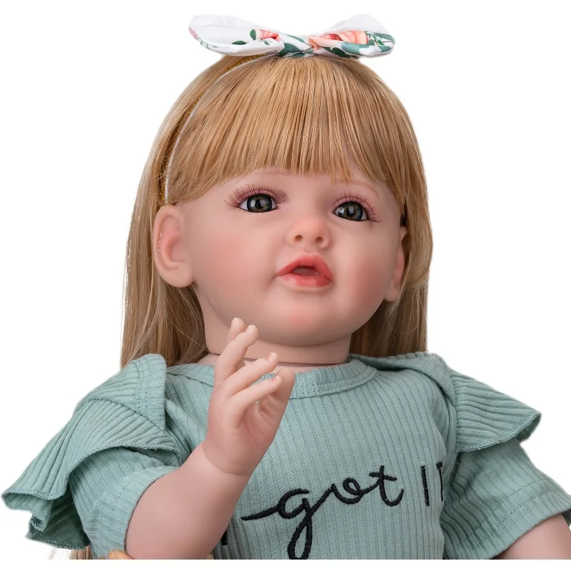 Baby Reborn Doll Silicone Complete Already Painted High Quality Handmade Art Doll Newborn Lifelike Real Soft Touch Toy For Child