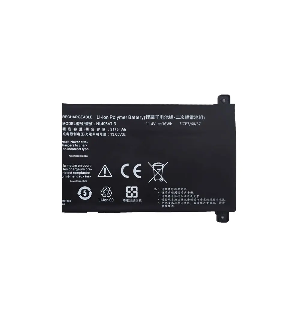 NL40BAT-3 Laptop Battery For CLEVO NL40CU NL41GU NL41LU NL51LU Mechrevo Creator Young 15 I3 6-87-NL40S-33G21 6-87-NL40S-32G21