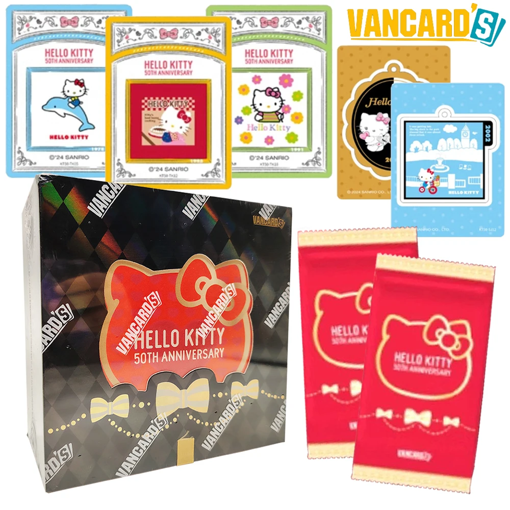 

Новая оригинальная коллекционная карточка VANCARD'S Hello Kitty, классическая памятная карточка с персонажем мультфильма и звездами, подарок на вините для мальчиков и девочек