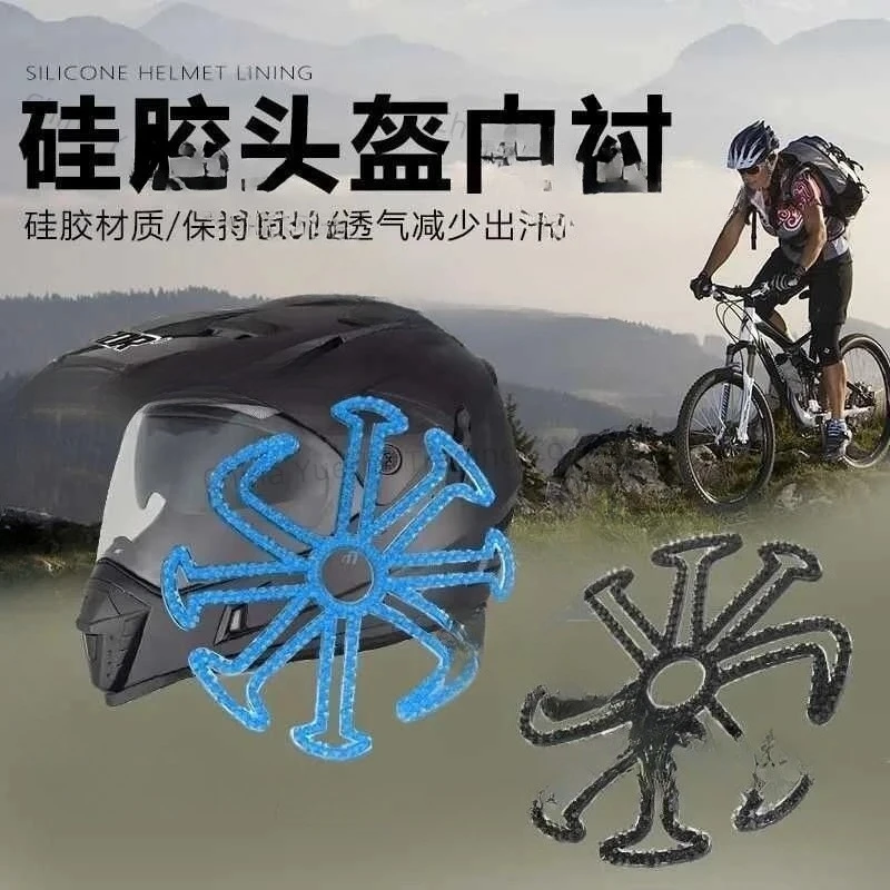 helmet liner,non-pressure hairstyle, ventilated and breathable to prevent sweat odor, universal breathable cycling helmet liner