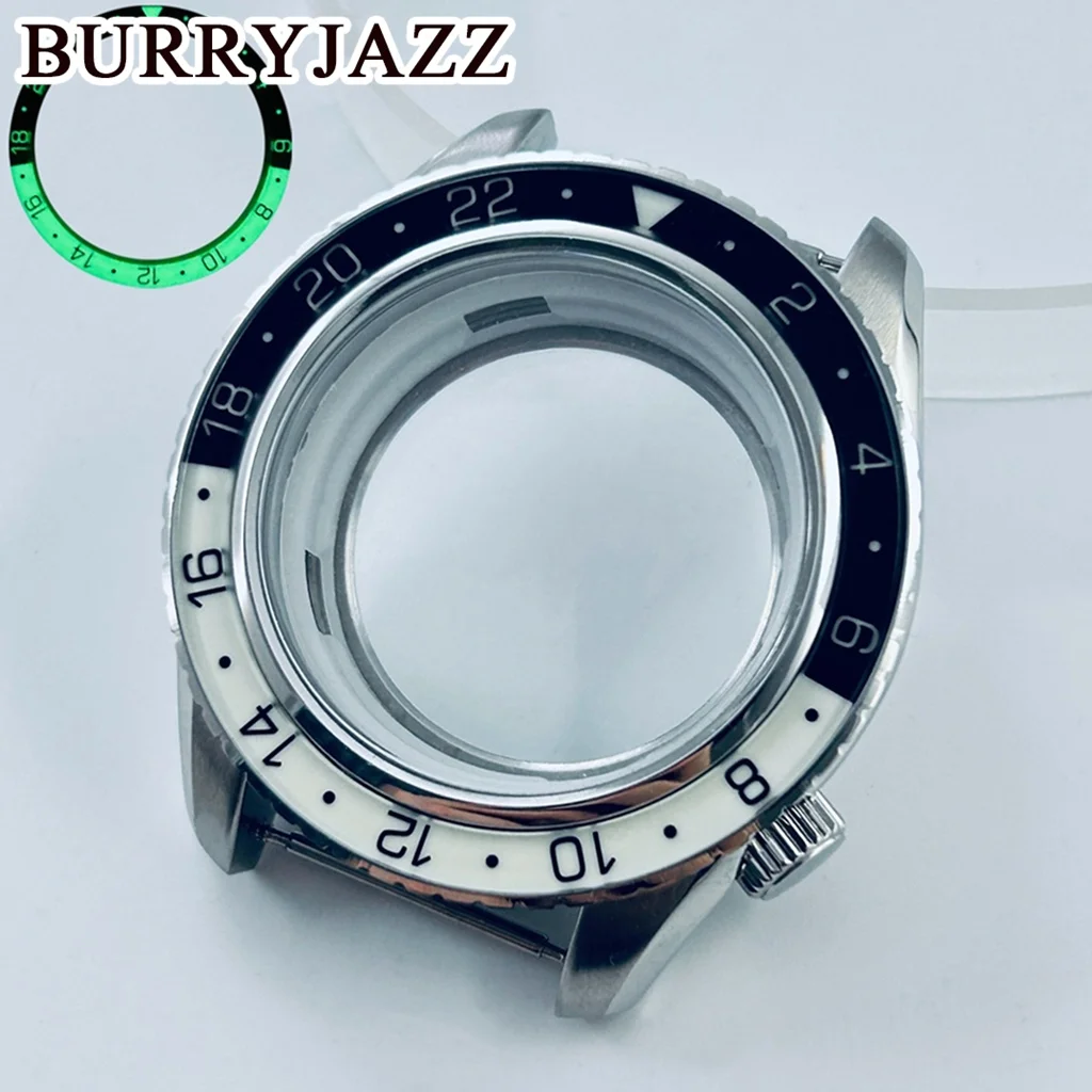 

NH34 44mm GS Modified Watch Parts Case Sport Collection Watch Case C3 Luminous Bezel For NH34 NH35 NH36 NH38 NH70 4R35 Movement