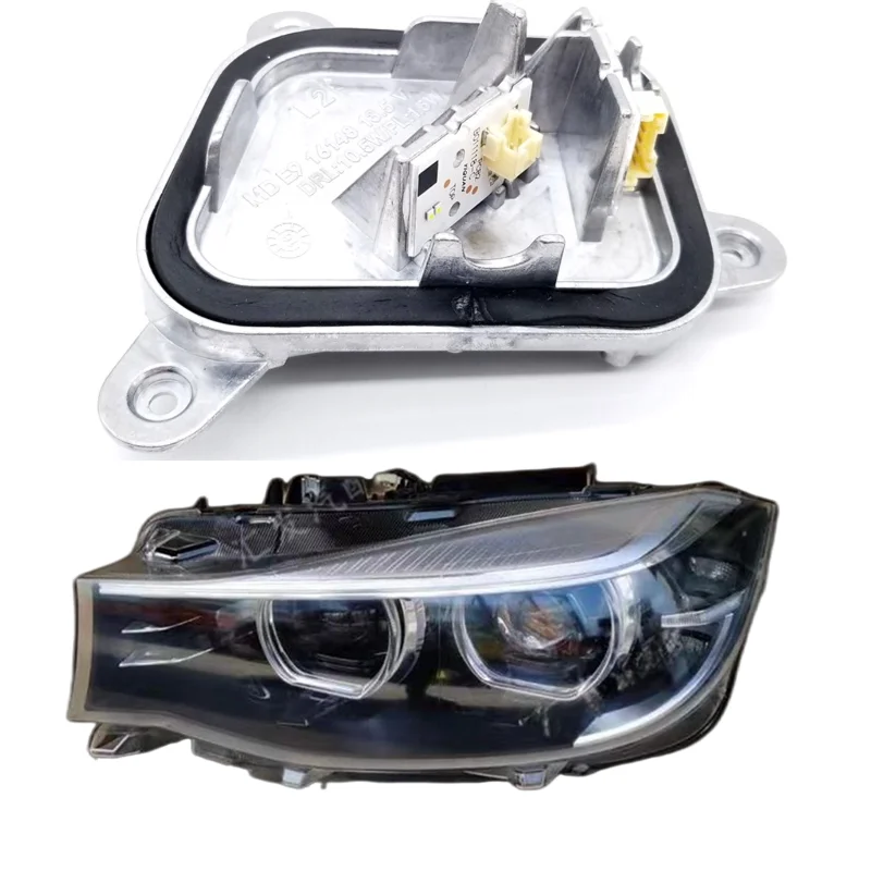 Aftermarket New 63117470425 63117470426 LED Angel Eyes DRL Module For BMW 3 Series F34 GT LCI Low Version 2015-2019