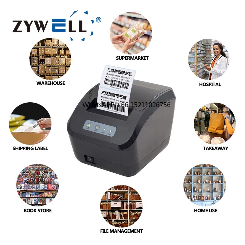 

Inkless Sticker Printer Thermal Label Printer Imprimante Thermique Kitchen Sticker Printer
