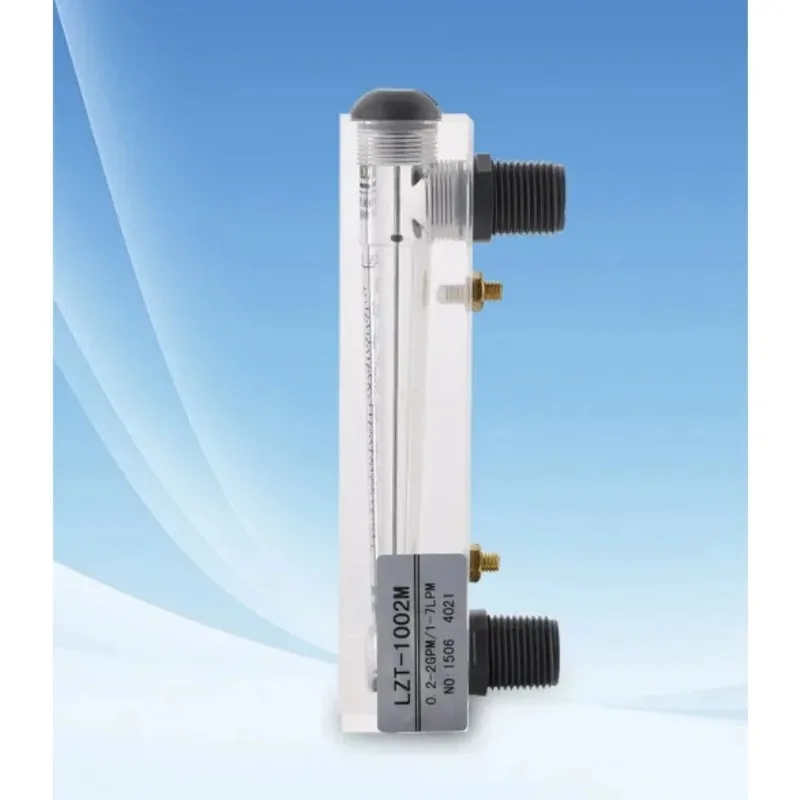 LZT-1002M panel flowmeter 2GPM water treatment flowmeter Rotameter