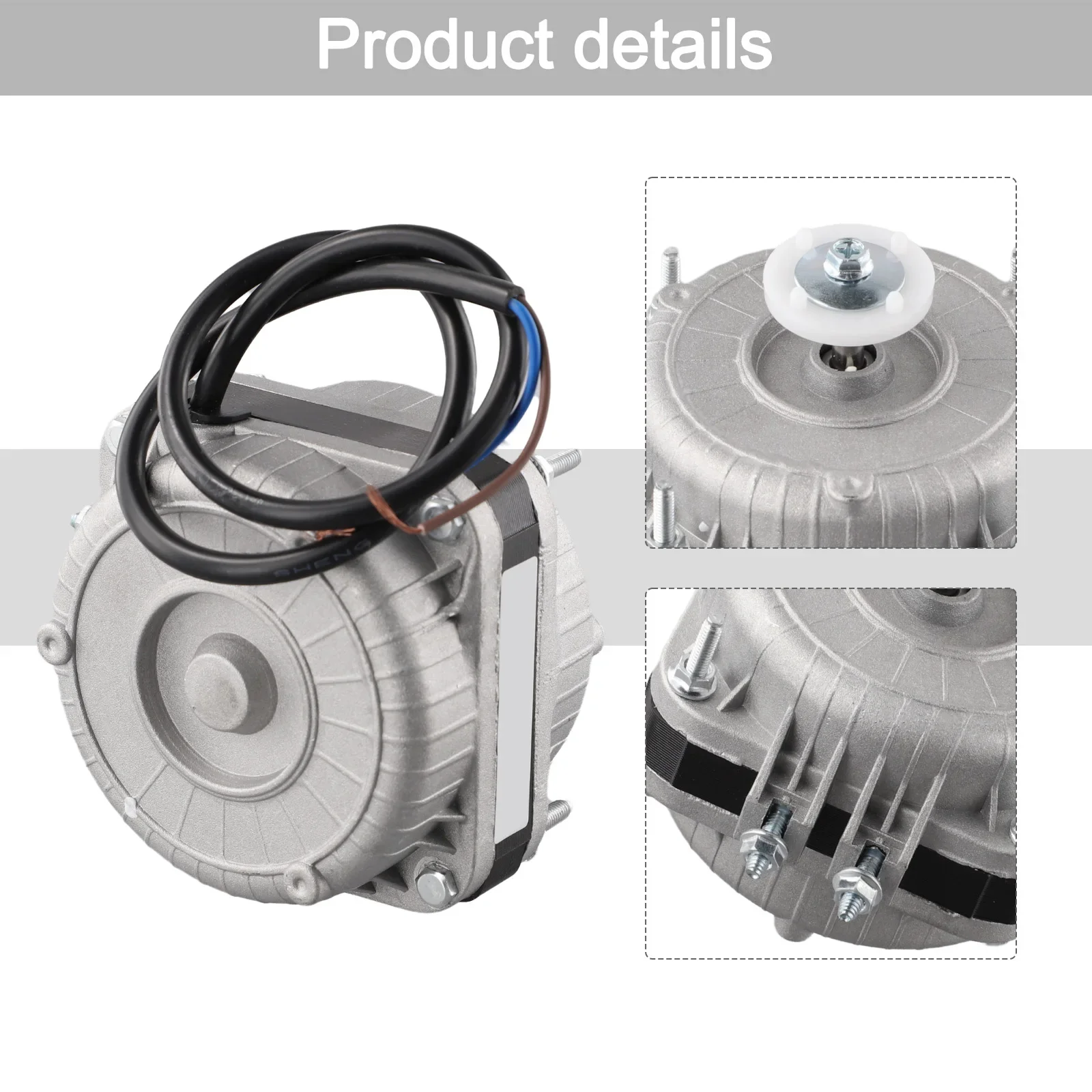 محرك مروحة التكثيف IP42 30 واط 1320 (rpm) 220 فولت 50 هرتز 30 واط/4 واط 82x82x88 مللي متر مروحة تبريد الأجهزة الرئيسية مروحة المحرك العملي