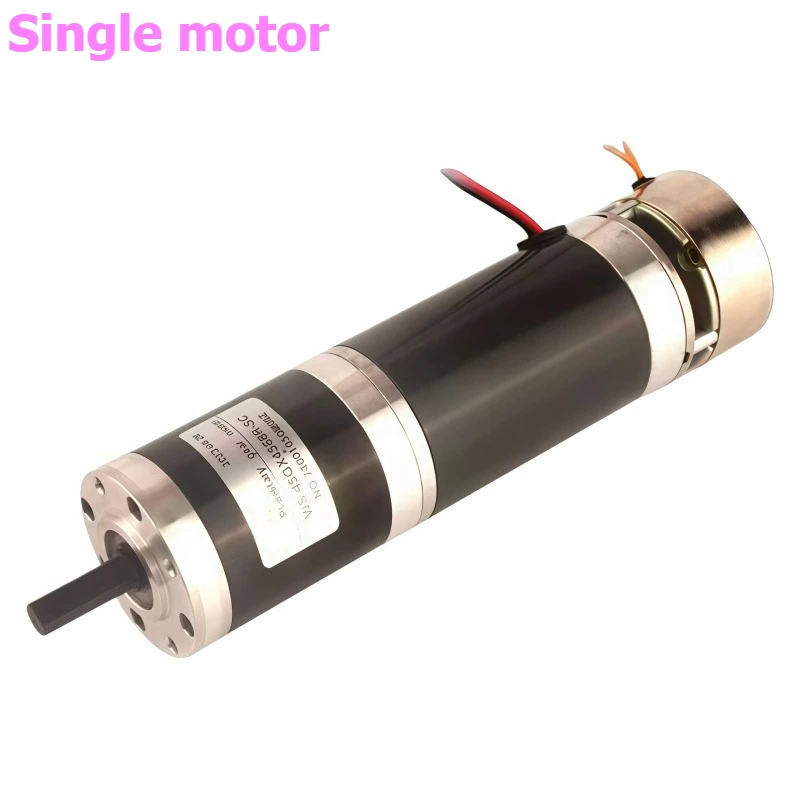 45mm Mini DC Reduction Motor, 24V Adjustable Speed with Self-locking Low-speed Motor