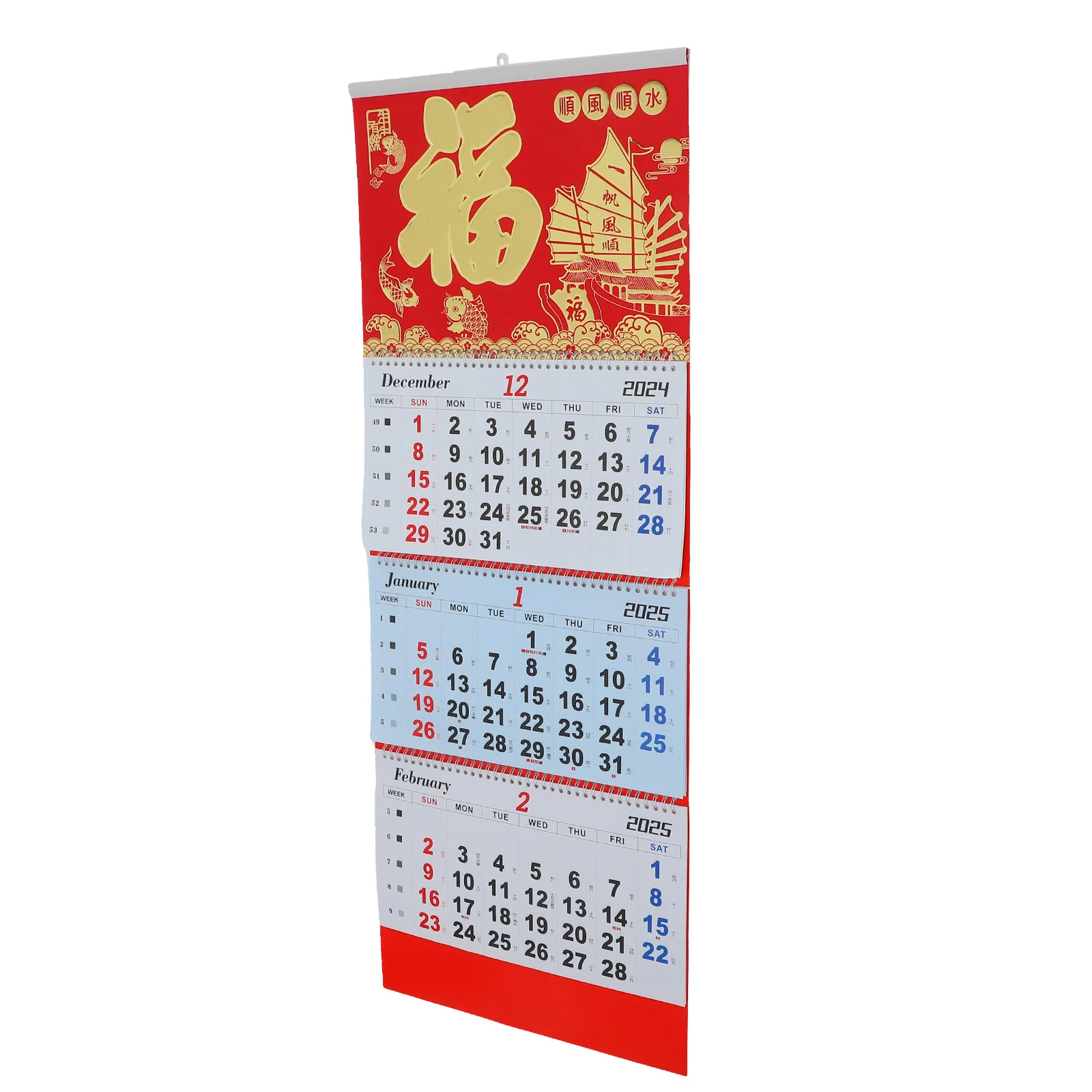 

40 Calendar Year The Snake Hanging 2025 Chinese Wall Lunar Monthly Planner Tearable New