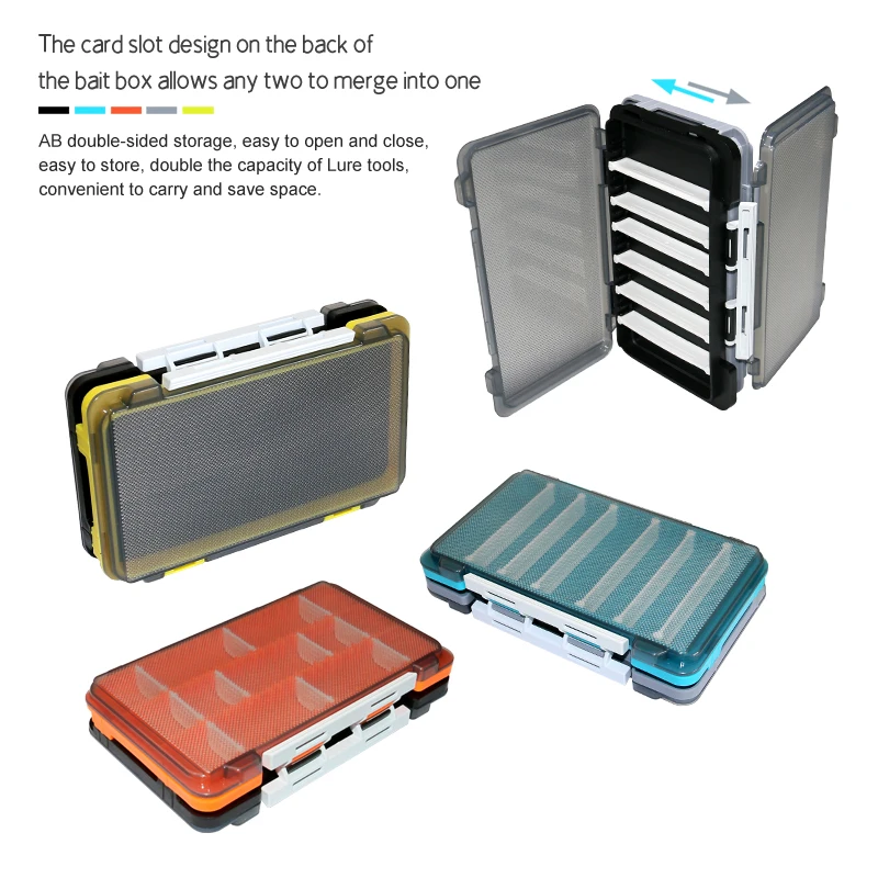 Fishing Tackle Box Mini Bait Box Lure Container Fisherman Tool Box Case Hook Storage Organizer for Fishing Accessories Carp Item