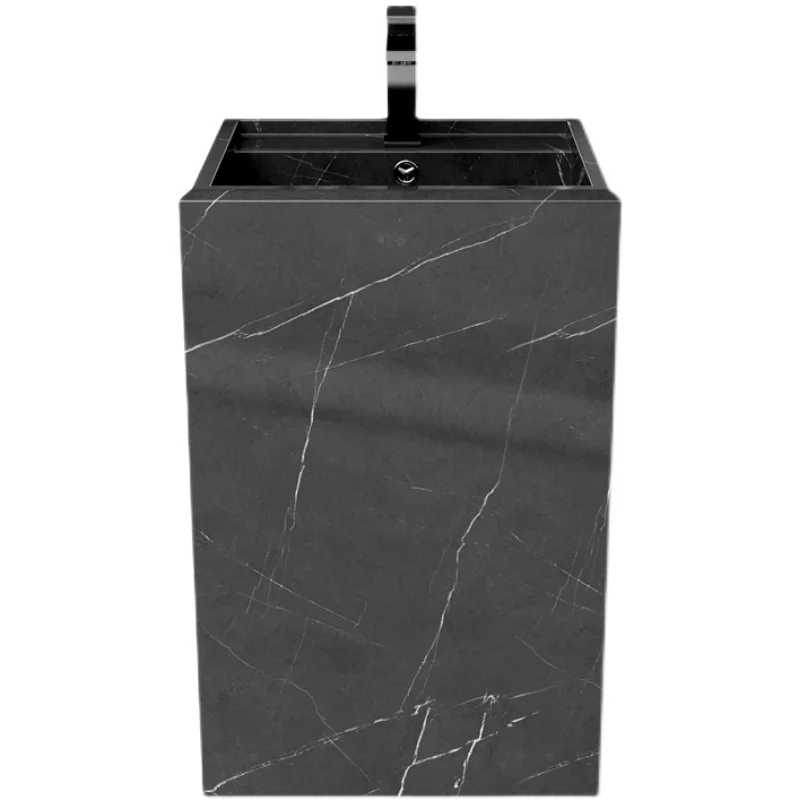 

Column basin washstand basin column washbasin marble floor balcony outdoor slate washbasin