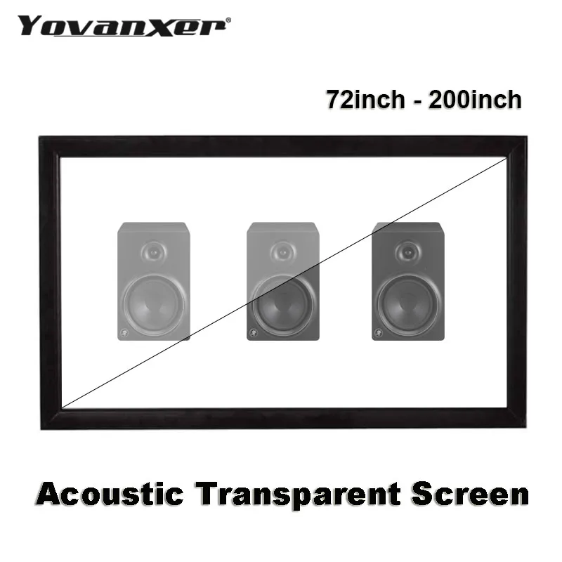 2025 صوت جديد ملابس شفافة صوتية مثقبة من سبائك الألومنيوم يتدفقون إطار ثابت للسينما المنزلية