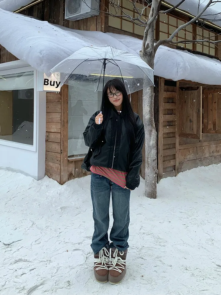 

Утепленная куртка CGGA American Style из хлопка с воротником из искусственной кожи для мужчин и женщин, молодежная, модная, в рабочем стиле