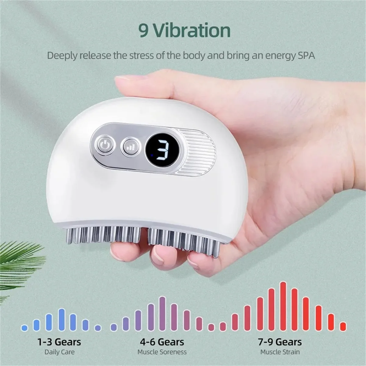 FZFZ 電気筋肉マッサージャー振動 EMS 筋肉刺激装置子午線バックネックボディマッサージ機温湿布付き