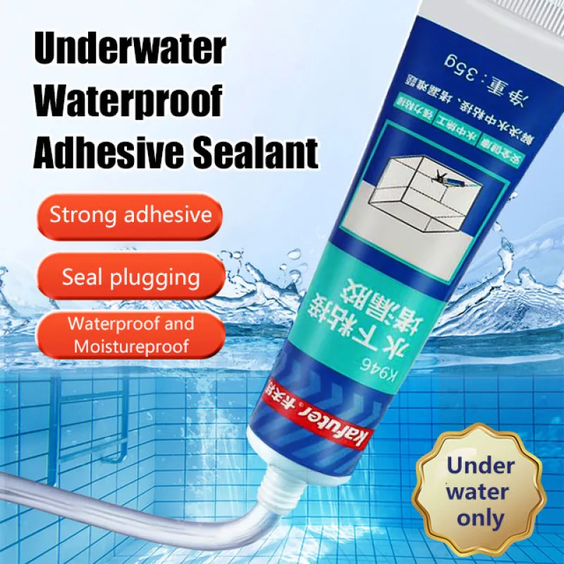 Underwater Bonding Sealant/Leak Repair Adhesive For Bathtub Aquarium Pool/Home Use Waterproof Sealing Agent/Family Universal