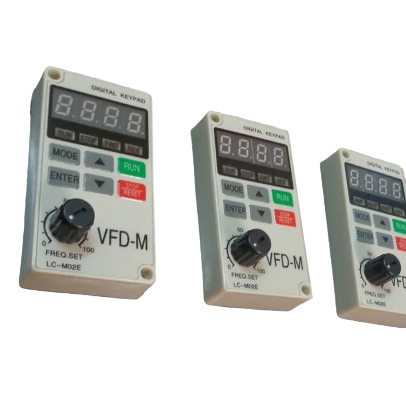 1pcs conversores de frequência podem ser usados universais: LC-M02E LC-M2E VFD-M novo painel de operação do inversor delta display do teclado