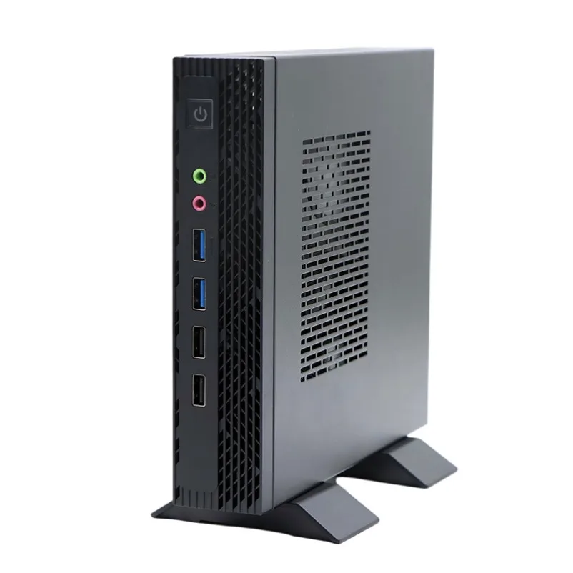Straight Hair T42 Mini Chassis Office Industrial Control HTPC Desktop Mini-ITX Small Chassis 4.2cm High