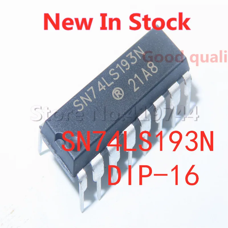 5PCS/LOT 74LS193 SN74LS193N DIP-16 dual clock reversible counter In Stock NEW Original IC