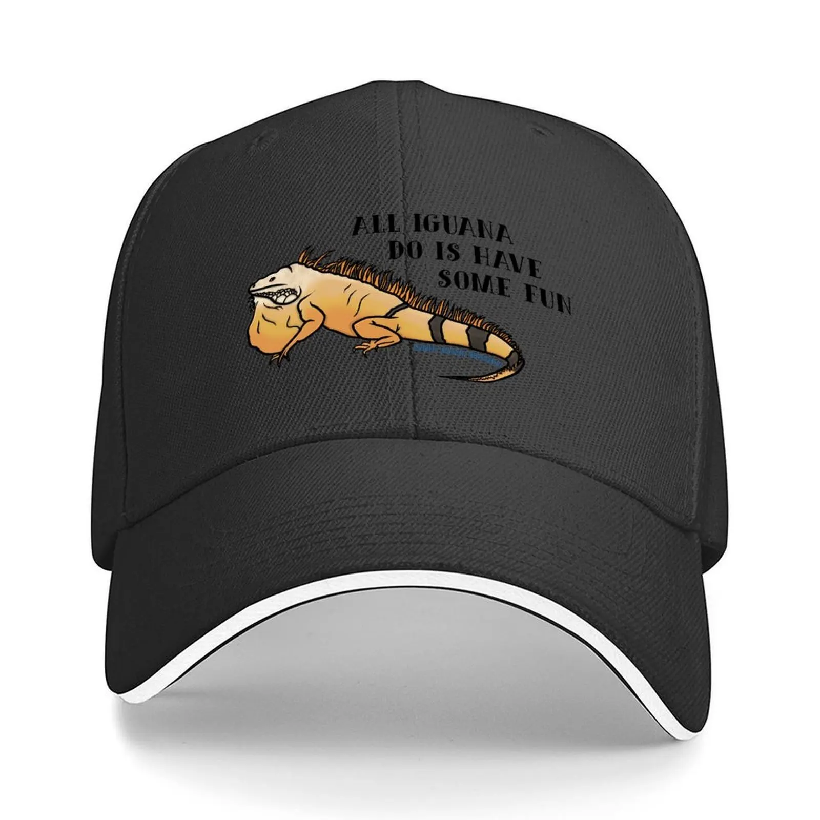 

FAU All Iguana Do Is Have Some Fun - Florida Atlantic University Baseball Cap Vintage tea Hat Men's Luxury Women's