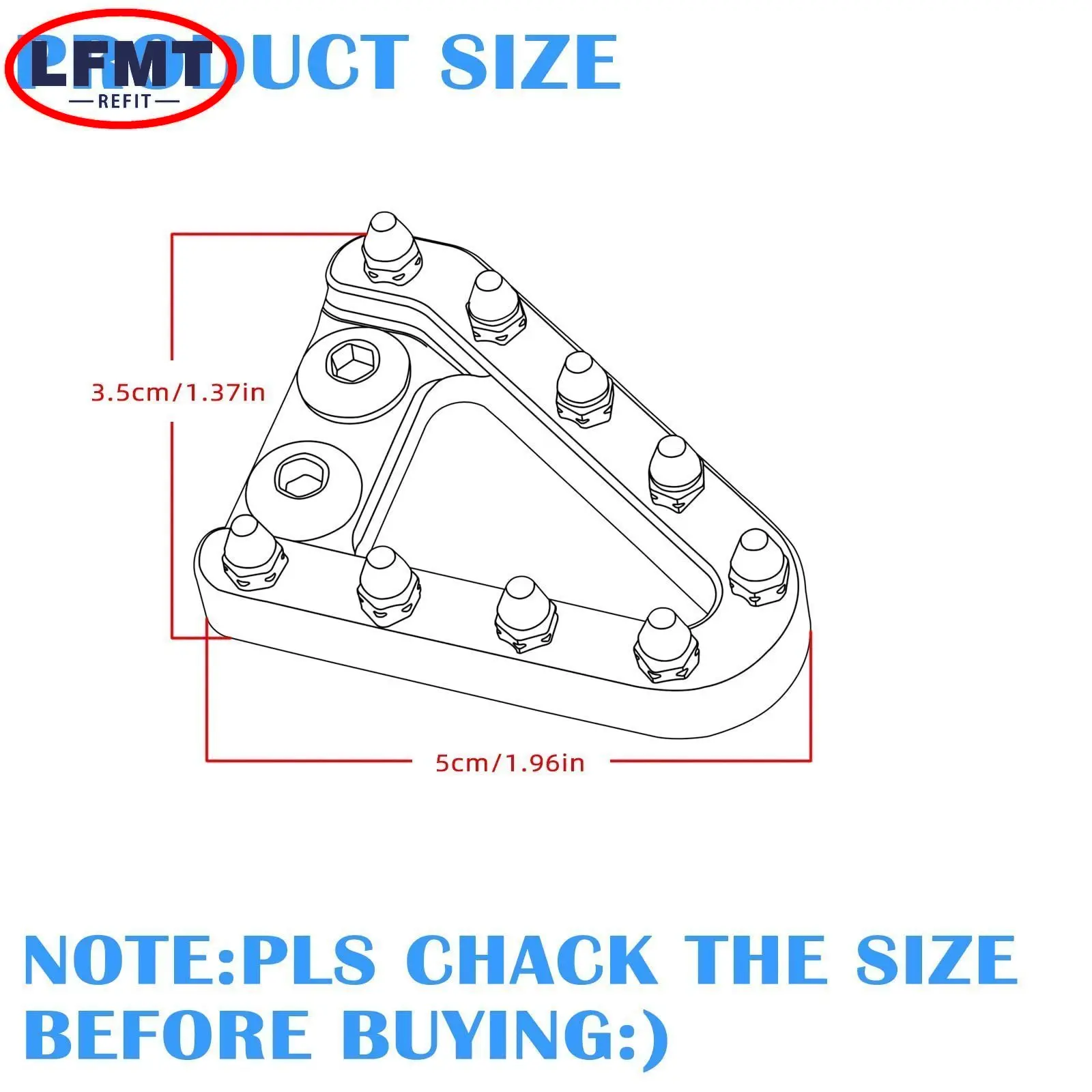 Dirt bike retrofit 01+02 triangle brake head For KTM XC XCF XCW SX SXF EXC EXCF TE TX FX TC FC 125 250  300 350 450 500 530 501
