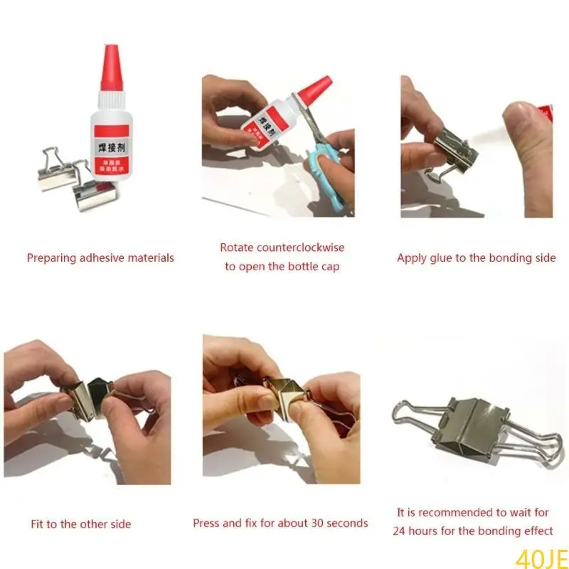 

40JE 15g/50g Universal Welding Welding Agent Fast Curing Soldering Agent For Plastic Metal Rubber Tire Repair
