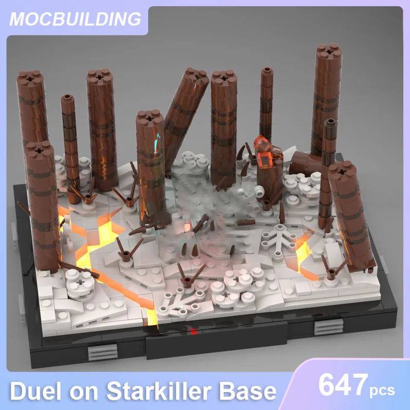 

Duel on Starkiller Base Display Model MOC Building Blocks DIY Assemble Bricks Educational Creative Kids Toys Xmas Gifts 647PCS