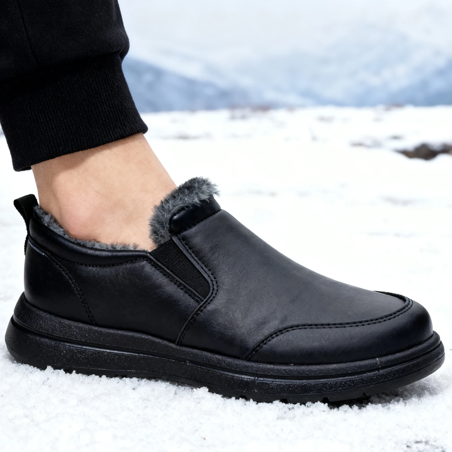 Herren-Winterstiefel mit Kunst – Men Shoes Online Bewertung und Preis