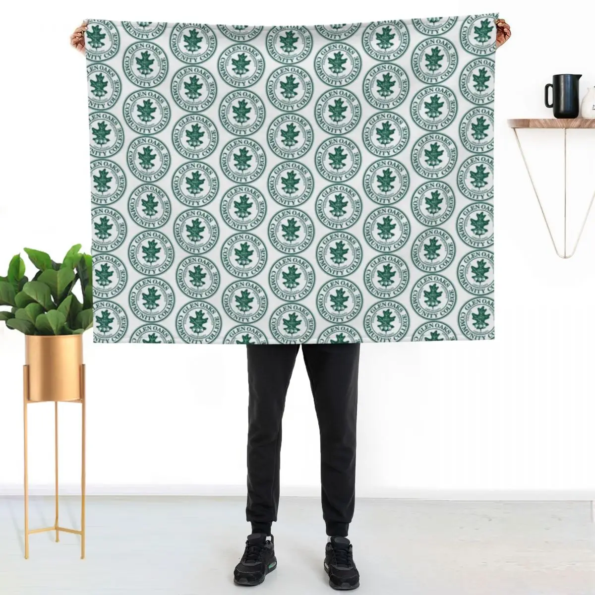 Glen Oaks Community College Throw Blanket Heavy Bed Fashionable Extra Large Throw Luxury Designer Loose Nap Blankets