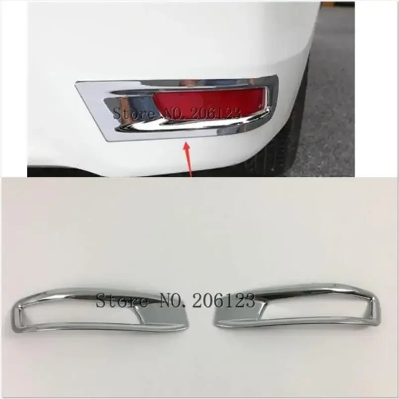 

Автомобильные хромированные аксессуары, накладка на заднюю противотуманную фару для Toyota Corolla 2014-2015 2016 2017 2018, ABS хром, бесплатная доставка