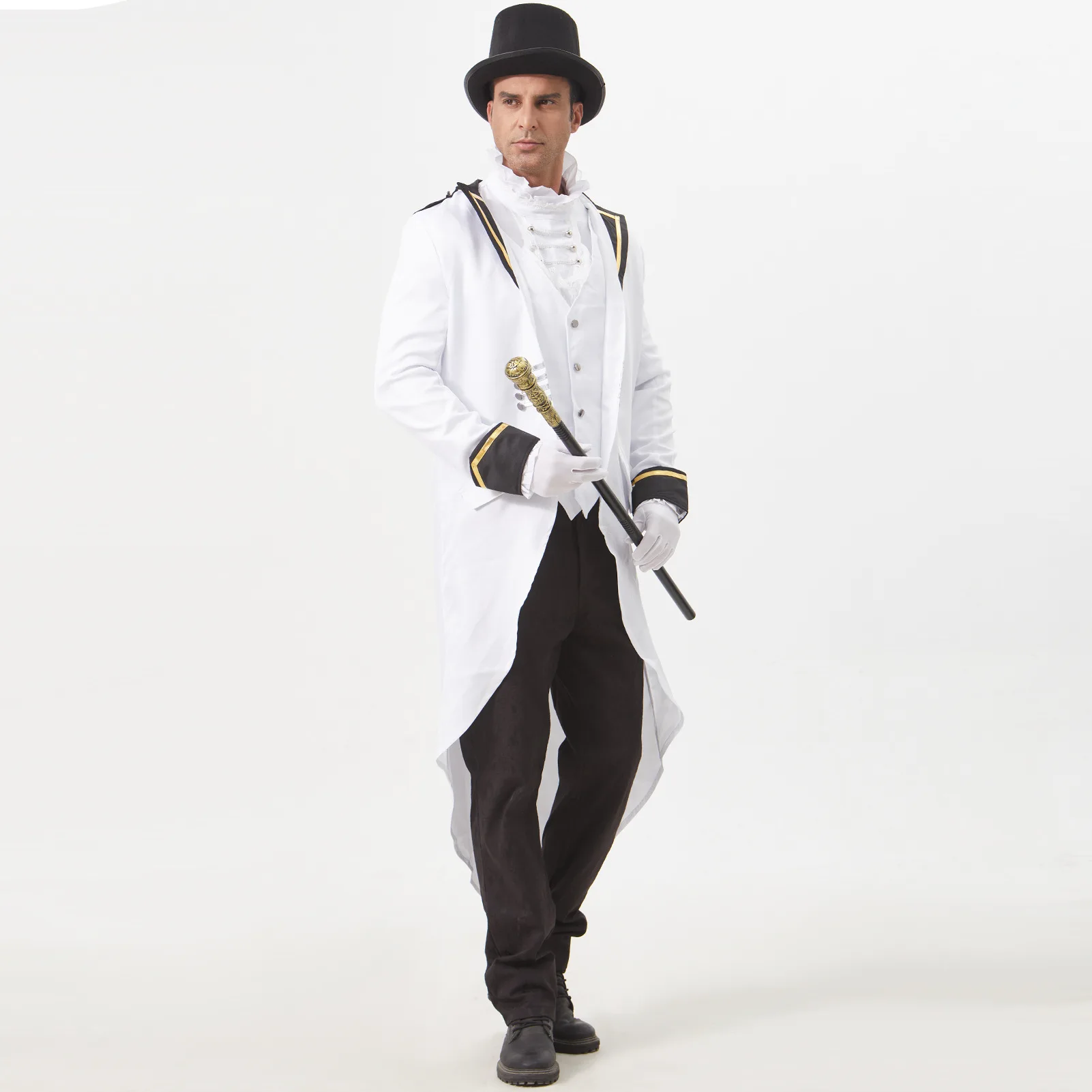 

Men's Medieval Vintage Premium Evening Dress Tuxedo Jacket Long Length