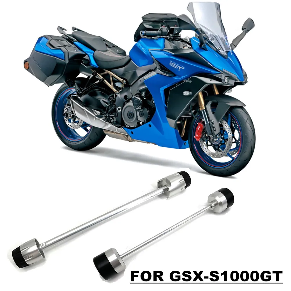 

Для Suzuki GSX-S1000GT GSX S1000 GT gsx s1000gt 2022 Передняя и задняя оси мотоцикла передняя и задняя вилка слайдер столкновения