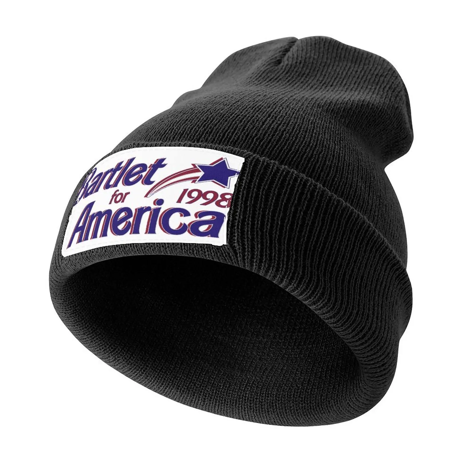 

West Wing Retro Bartlet for America Knitted Cap Luxury Brand Anime Beach Woman Hats Men's