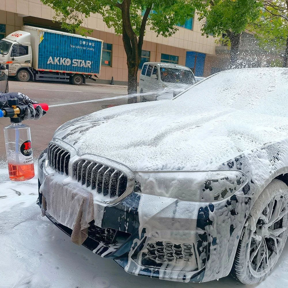 ROUE 거품 발생기 스노우 폼 랜스 비누 총, 거품 노즐, Karcher K2 K3 K4 K5 K6 K7 고압 세차 액세서리