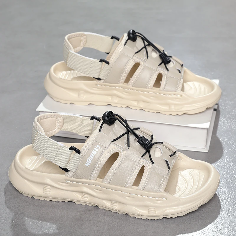 

Outdoor Shoes for Men Driving Trend 2025 Eva Open Toe Non-slip Comfortable Original Barefoot Wholesale Styles Adult Man Sandals