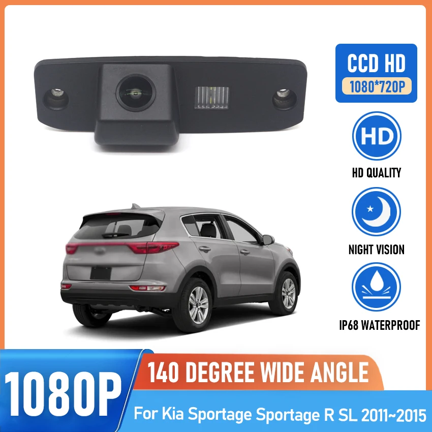 

CCD HD Fisheye Rear View Camera Car Backup Reverse Parking Monitor For Kia Sportage Sportage R SL 2011 to 2015