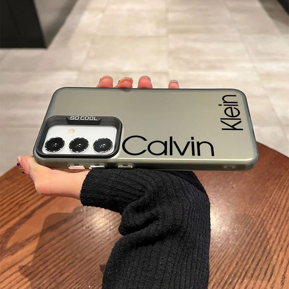 INS-K-KleinES-FASHION-C-calvinES Phone Case For Xiaomi Redmi 14C 13C 12C 13 12 10 A1 A2 A3 9T 9A K60 K40 5G Anti Fall Matte Back