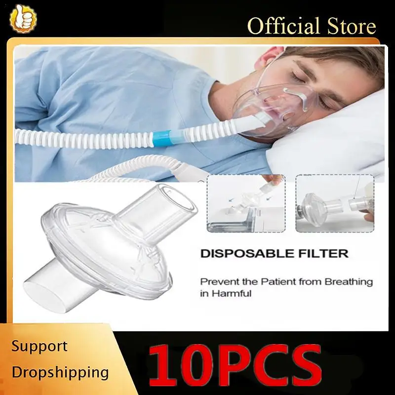 

10pcs Universal Bacterial Viral Filter for CPAP BiPAP Machine Filters Bacterium and Airborne Allergens to Purify Cpap Experience